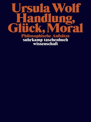 cover image of Handlung, Glück, Moral